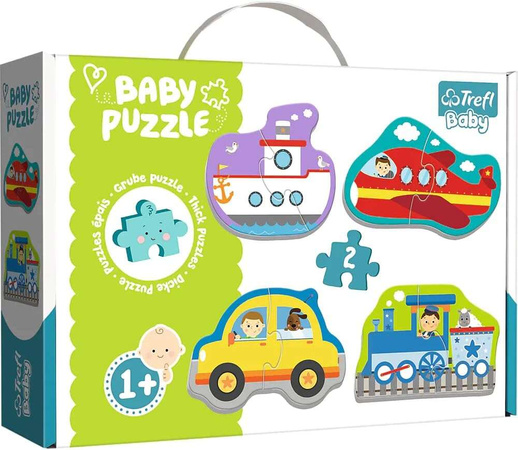 Trefl Baby Classic Dickes Puzzle Fahrzeuge Transport 