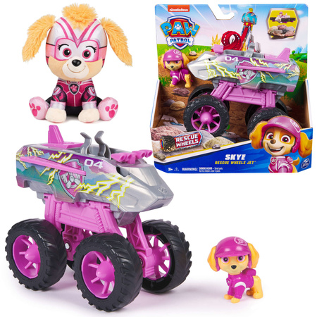 Paw Patrol Rescue Wheels Fahrzeug/Jetski + Skye-Figur