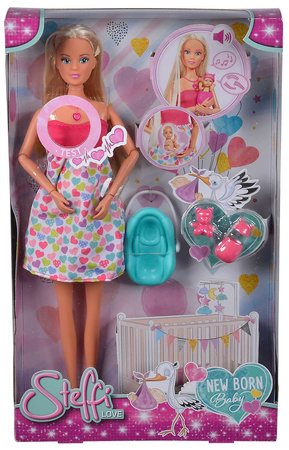 Simba Doll Steffi schwanger mit Ton