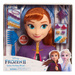 Disney Prinzessin Kopf Kämmen und Styling Puppe Anna Die Eiskönigin +Zubehör 