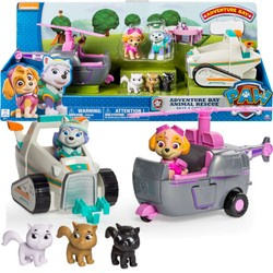 Paw Patrol Skye und Everest Rettungsset Fahrzeuge und Figuren + Katzen