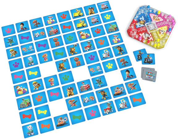 Ein Set mit zwei Spielen: Pop Up Chinese und Paw Patrol Memo