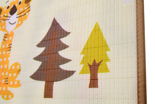 HUMBI Kinder Baby Spielmatte Krabbelmatte EPE Schaumstoff Doppel Straßentiere