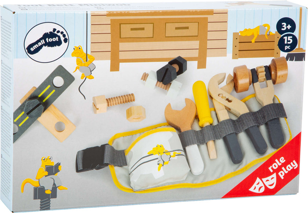 Kleiner Fußgürtel mit Holzwerkzeugen