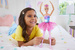 Barbie interaktive Ballerina-Puppe blinkende Lichter