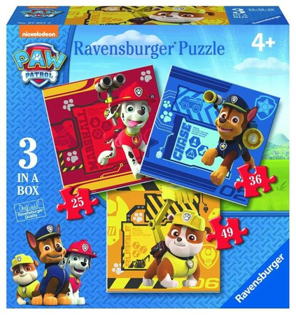 Ravensburger Paw Patrol 3-in-1-Set 110 EL