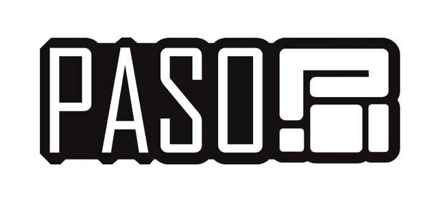 Paso Breakfast Tote Lunch Box Schwarz mit rosa Logo Basic 650 ml