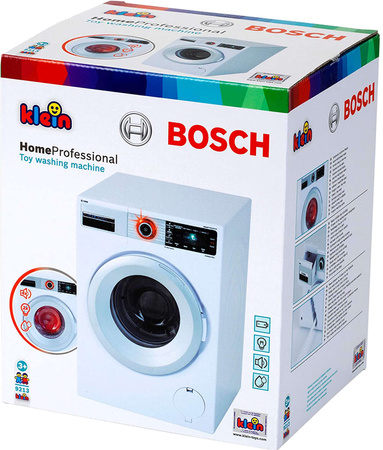 Bosch-Waschmaschine für Kinder mit Wasserdurchlauflicht Sound Klein