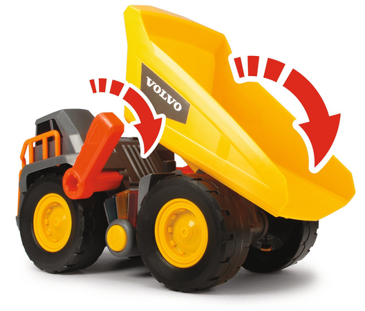 Dickie 372-5004 Volvo Construction Kipper mit Licht und Ton