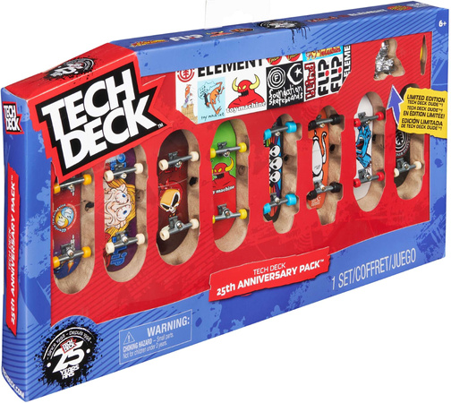 Tech Deck Satz bunter Fingerboard-Skateboards 8er-Pack Skateboards Handarbeit Figur Tech Deck Dude