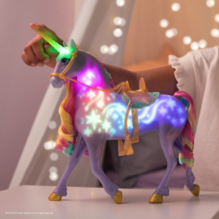 Einhorn Akademie Regenbogen leuchtende Einhorn Set Wildstar Figur Licht Klang Einhorn Akademie