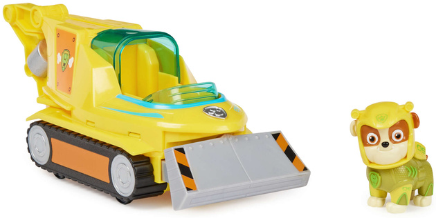 Spin Master Paw Patrol Aqua Pups Hammerfisch-Fahrzeugset mit Rubble-Figur