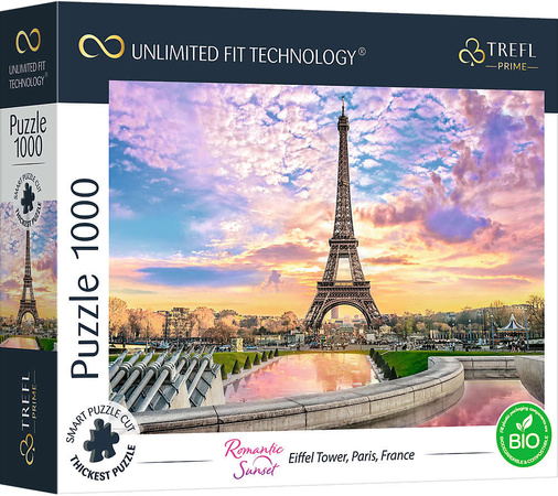 Puzzle 1000 Eiffelturm, Paris, Frankreich Unlimited Fit Technology