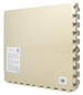 Humbi Schaumstoffbodenmatte 180x180 Großes wasserdichtes sicheres Schaumstoffpuzzle 9 Stück creme, beige