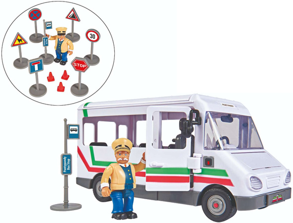 Simba Fireman Sam Trevor's Bus mit Figur und Zubehör