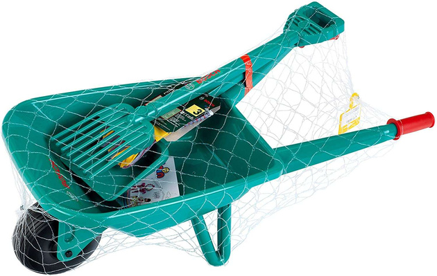 Klein 2752 Bosch Garten-Set mit Schubkarre