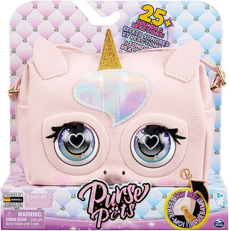Purse Pets Glamicorn interaktive Tasche mit Augen und Geräuschen