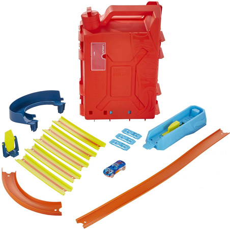 Hot Wheels Stuntkanister-Set + Spielzeugauto
