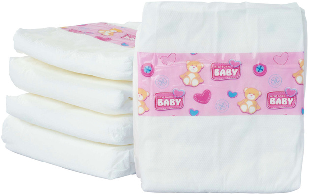 New Born Baby Baby Puppenwindeln 5 Stück