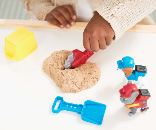 Paw Patrol Rubble und seine Crew Rubble&Crew Rubble Bagger Gelb Bulldozer Baufahrzeug mit Figur 6cm