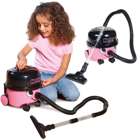 Hetty Spielzeugstaubsauger mit Saugfunktion für Kinder rosa Casdon Gerät