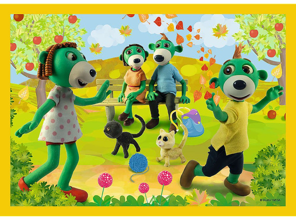 Trefl Puzzle 4in1 Der gemeinsame Spaß der Trefliks