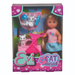 Evi Love Kitten Carer Doll + Kinderwagen und Katzenfiguren