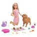 Barbie birth of a Dog Set Puppe und Tiere