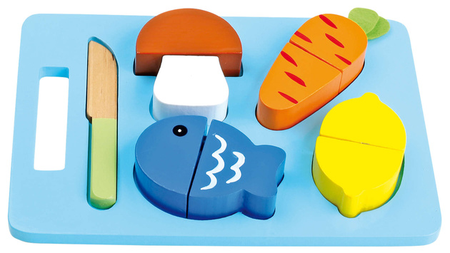 Spielzeugset Schneidebrett mit Zubehör