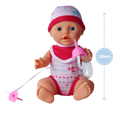 Funktionelle pinkelnde Babypuppe New Born Baby 30 cm