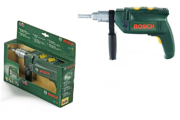 Bosch Kinder-Schlagbohrmaschine mit Ton und Drehbohrer Klein 8410