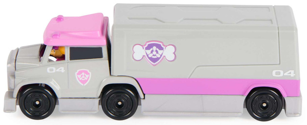 Paw Patrol Skye Metal Mini Truck Big Truck Pups True Metal Fahrzeug Grau und Rosa