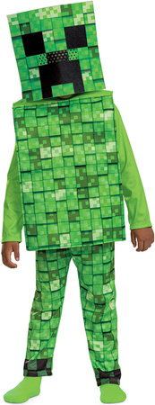Minecraft Karnevalskostüm für Jungen Creeper Kostüm 127-136 cm (7-8 Jahre)