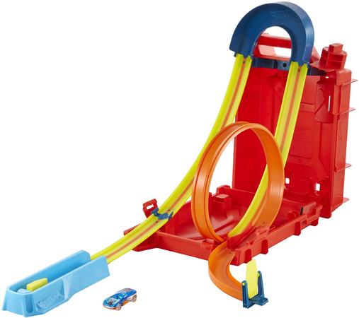 Hot Wheels Stuntkanister-Set + Spielzeugauto