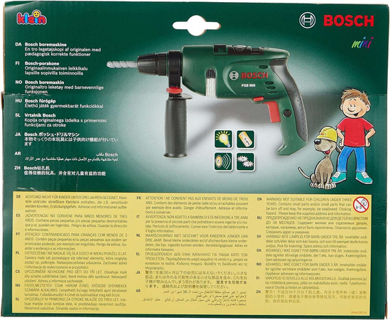 Bosch Bohrmaschine für Kinder Licht und Ton Klein 8413