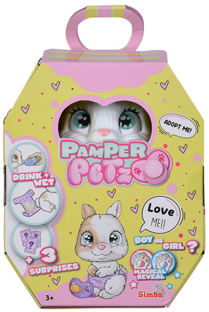 Pamper Petz Interactive Rabbit von der Windelbande macht Pipi + Acc.