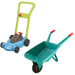 Klein Kinder-Garten-Schubkarre Bosch Mini-Rasenmäher-Set 