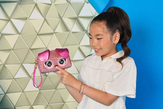 Purse Pets Dazzling Diva Handtasche mit Regenbogenaugen