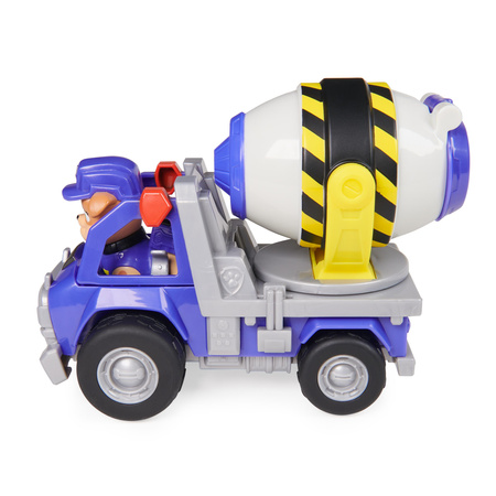 Paw Patrol Gemischter Betonmischer Fahrzeug Rubble und seine Crew + Figur
