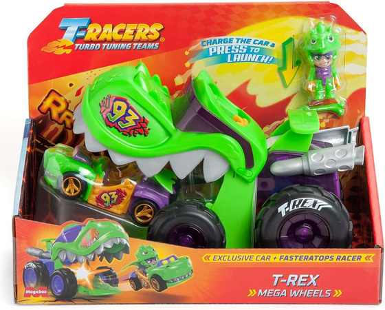 Mega Wheels T-Rex Abschussvorrichtung und Fahrer-Set