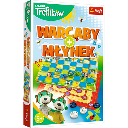 Spiel The Treflik Family Checkers + Grinder Spielset 01920 Trefl 