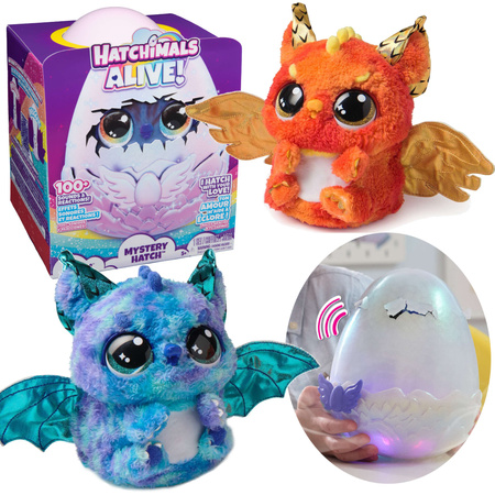 Hatchimals Alive Mystery Hatch Draggle- Magisches Überraschungsei mit Licht und Sound