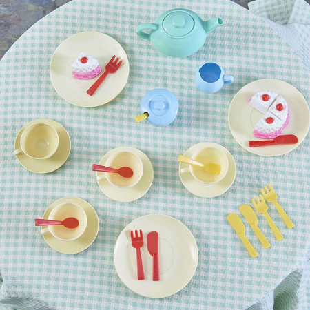 Teeservice Kaffeetasse Kuchenservice für Kinder 36 Teile