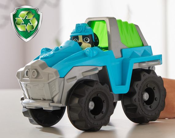 Paw Patrol 2in1 Rex Set Fahrzeug Cars + Hundefigur eco