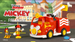 Micky Maus Großes Feuerwehrauto Interaktive Fahrzeugfigur Pluto Mickey Disney Licht und Ton