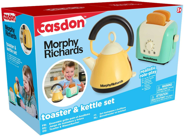 Casdon Wasserkocher und Toaster für Kinder Morphy Richards