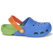 Crocs Kids Electro Sea Blue Lime Blaugrüne Flip-Flops für Kinder