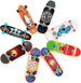 Tech Deck Satz bunter Fingerboard-Skateboards 8er-Pack Skateboards Handarbeit Figur Tech Deck Dude