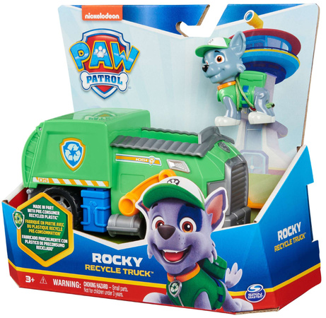 Paw Patrol 2-in-1 Rocky's Müllwagen mit Öko-Figur