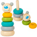 Holzturm Teddybär Puzzle Pyramide Montessori Small Foot